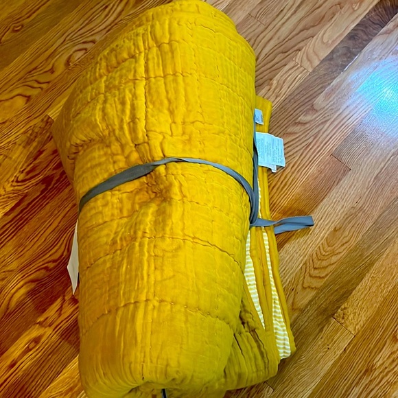 Anthropologie Reversible Airy Gauze Quilt Size King New Plus - Picture 14 of 17